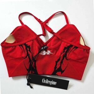 Red Women's Bralette